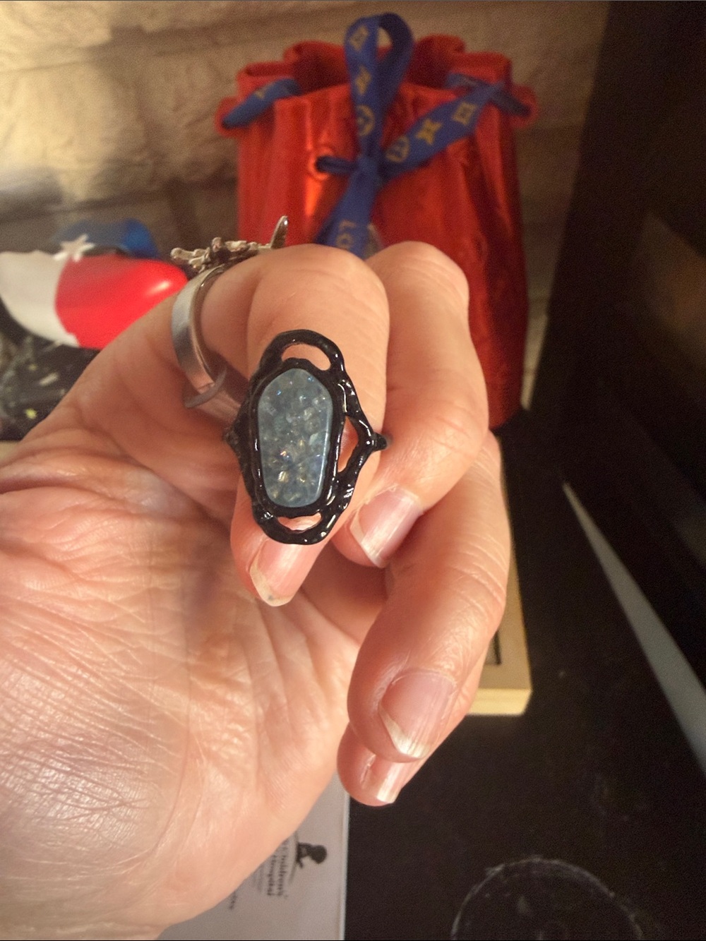 resin coffin ring